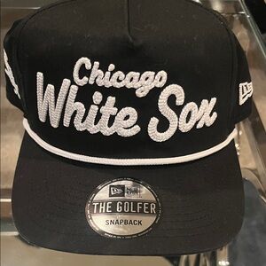 New Era Black and White Chicago White Sox Cap